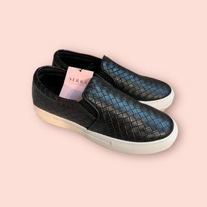 New with tags Serra woven slip-ons. Tried on but never worn. Women’s size 8.